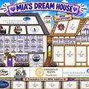 Mia’s Dream House, filled with sponsors and raffle prizes. The raffle prize winners will be pulled by Mia in early September, when she is home in between her hospital treatments.