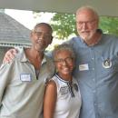 Luke Almeida, Sandra (Mattos) Britto and Michael Taylor.