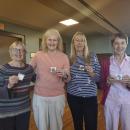 The visitors from Wareham, England. From left: Jennie Sharp, Caroline Riddle, Angela Nock and Judith Holmes. Not pictures is Jennie's husband, John. Photos by Tanvi Kulkarni