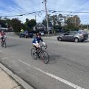 Cyclists pass through Wareham on their way to Falmouth for the Buzzards Bay Coalition Watershed ride Oct. 4. Photos by Grace Roche