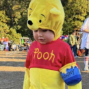 A Winnie the Pooh costume. Winne the Pooh turned 100 years this October.
