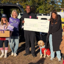 The Jaiden Kamryn Andrews Scholarship Foundation presented a donation to the DARE program.