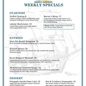 Warrens Harborview Specials