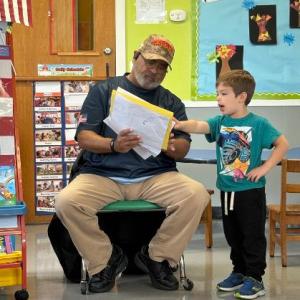 A student at Smith Mills Christian Preschool & Kindergarten shared a Veteran's Day picture.