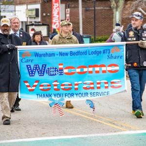 The Wareham New Bedford Elks Lodge help thank those who served. 