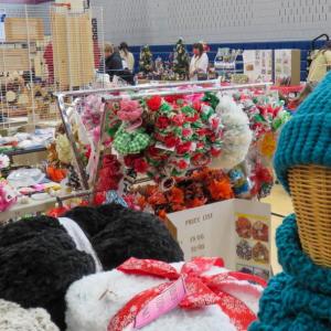 A clothing vendor’s display at the DECA 2024 craft fair. File photo