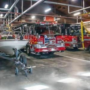 The inside of the fire station. Photo by Bobby Grady 