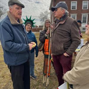 Representative Bill Keating with Manfred Wiegandt. Photo source: Manfred Wiegandt