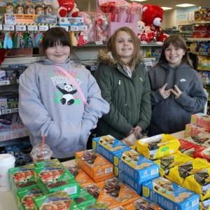From left, Ainslee Manduca, Chelsea Smith and Faith Coste. Photos by Brandy Muz