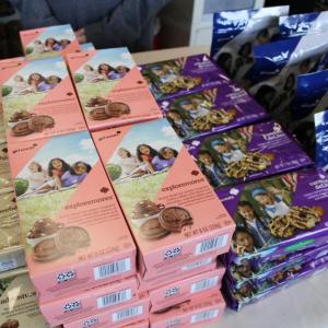 The new cookie Exploremores are "very good" according to the scouts.