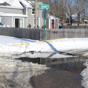 The broken valve to the water main. Photos by Brandy Muz