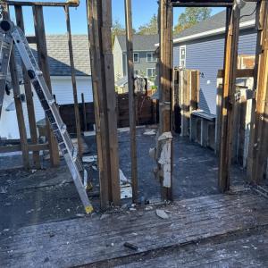 The second floor during construction. Photo source: Bill Bachant