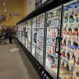 Many left the stores with bags and carts full of the essentials for the impending storm.