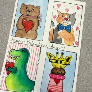 Some even handcrafted their cards.