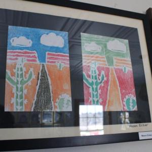 Mason Ecker's road artwork.