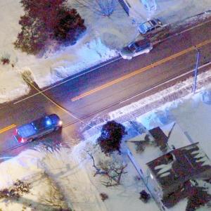 Arial shot of the accident. Photo source: David Curran