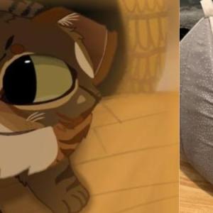 The curious-looking Neveah, drawn by Madison Westgate.