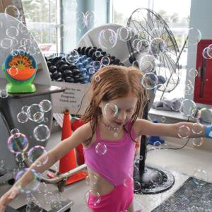 Dancing through the bubbles!