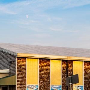 Decas School where the plaque went missing. File photo