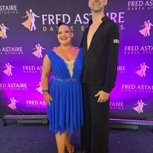 Gilmore and her dance partner. Photos source: Danielle Gilmore