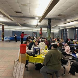 Dozens gather for an afternoon of auctions and good eats. Photos source: Wareham High School