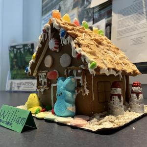 William Boucher's gingerbread masterpiece. Photo by Brandy Muz