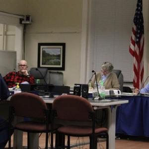 Al Richie speaks with the Wareham Select Board. Photo by Brandy Muz