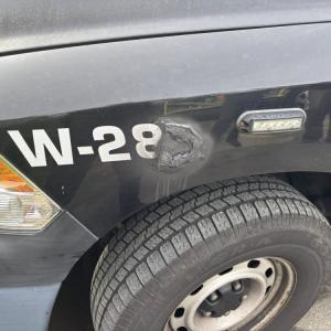 Rust spots on the vehicle before it was taken to Upper Cape Tech. Photo source: Wareham Police Department