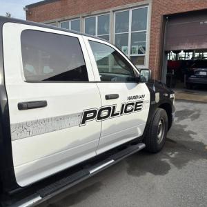 The crackling exterior. Photo source: Wareham Police Department