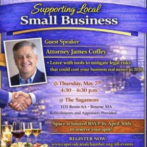 Network and Learn at The Sagamore. Presented by Eastern Bank and The Cape Cod Canal Region Chamber of Commerce