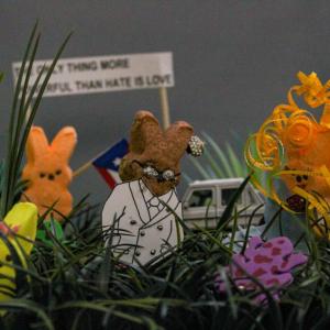 'Peep Me Preguntó' a Peep take of the Superbowl Halftime Show. Photos by Brandy Muz