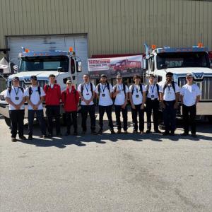 The skills competition students.