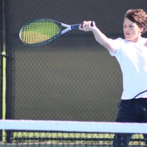 Brett Brophy has his eye on the ball.