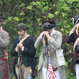 Rested arms from the minutemen. 
