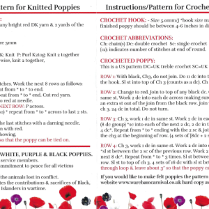 Crochet instructions. 