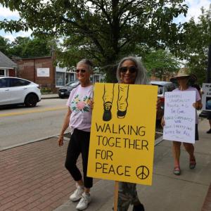 Solidarity walking together for peace