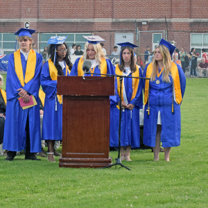 The Class Officers speak. 
