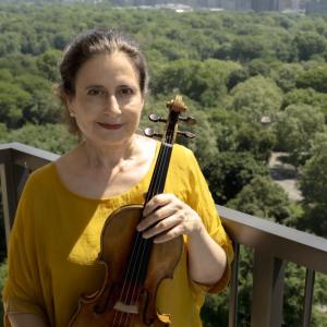 Ariadne Daskalakis is the director of Music from Land's End, and will also play violin in the shows. Photo source: Miles Haber