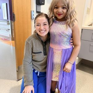 Although Mia is undergoing chemotherapy, mom Briana Lunetta said she is still a happy-go-lucky, dancing light at the hospital. “We’ve actually been told by the charge nurse that you can sign up for what kids you want to have that day,” Lunetta said, “and there’s usually a battle on who gets to have Mia that day because everyone loves her.” Photo source: Briana Lunetta