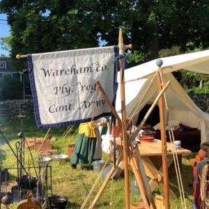 A militia encampment from the Minutemen.