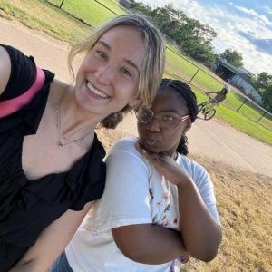 Taylor Bulis and her "Little Sister," Brielle. Source: Taylor Bulis