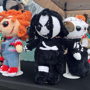 Patricia Manamon, owner of Making Ends Meet Kriterz, sold crocheted items.