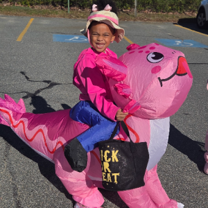 Mercedes Gumbs, a first grader at Wareham Elementary School.