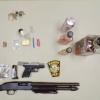 Marion Police recovered two firearms, ammunition, and cocaine during an OUI investigation on Saturday. Photo Source: Marion Police Department