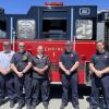 Mark Rogers, third from left, and his crew. Photos by Brandy Muz
