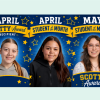 Joy Allen, Alivia Benitez-Gaudette and  Brianna Gabrey. Photo source: Wareham High School