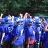The Vikings players huddle up before practice. Photo by Christian Uva