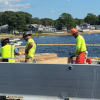 The bridge repair work on Route 6 is set to fully resume following a pause in July. Photos by Tanvi Kulkarni