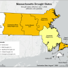 Massachusetts' drought status as of Aug. 7. Photo source: Executive Office of Energy and Environmental Affairs