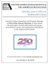 lecture, American Revolution, local